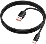 Дата-кабель Hoco X115 USB/USB-C 100W 1м чёрный