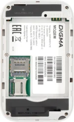 WiFi-роутер 4G LTE Digma DWR-M301LTE Белый — изображение 6