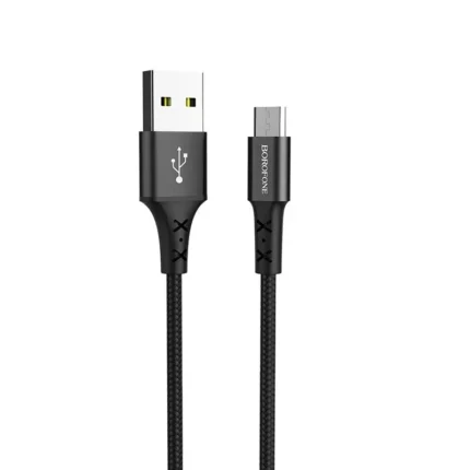 Дата-кабель Borofone BX20 USB/MicroUSB 1м чёрный