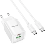 СЗУ Hoco C149A 1USB+1USB-C 30W USB-C/USB-C белый