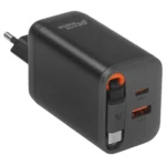 СЗУ AceFast A111 1USB+1USB-C 67W USB-C чёрный