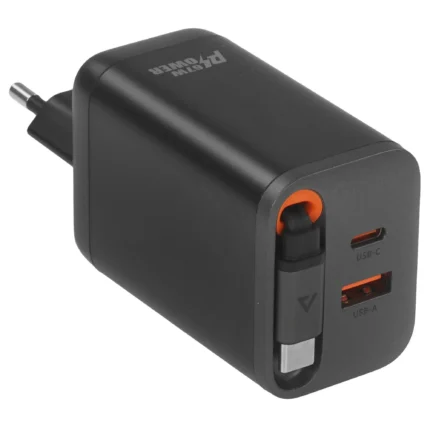 СЗУ AceFast A111 1USB+1USB-C 67W USB-C чёрный