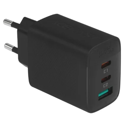 СЗУ AceFast A108 1USB+2USB-C 67W адаптер чёрный