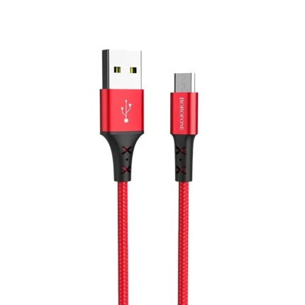 Дата-кабель Borofone BX20 USB/MicroUSB 1м красный