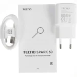 Смартфон Tecno Spark 50 4/256GB Черный — изображение 7